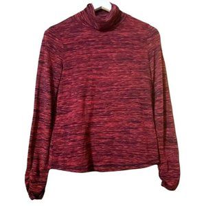 Prana lightweight long sleeve sweater top shirt mock turtleneck